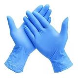 Guantes Descartables Antideslizantes Yani Med Color Azul Talle M De Nitrilo En Pack De 10 X 100 Unidades