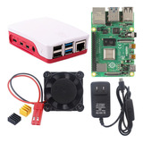 Raspberry Pi 4 8gb Carcasa Fuente Switch Ventilador Pi4 Kit