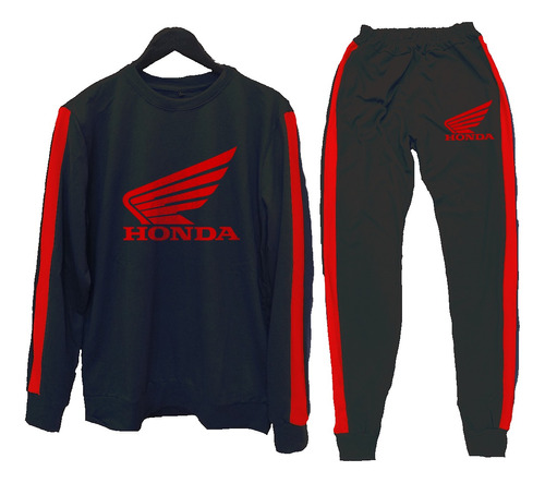 Conjunto Buzo Y Pantalón Jogging De Honda Marca Logo Adulto