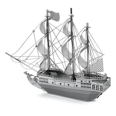 Rompecabezas 3d Barco Perla Negra Piratas Del Caribe