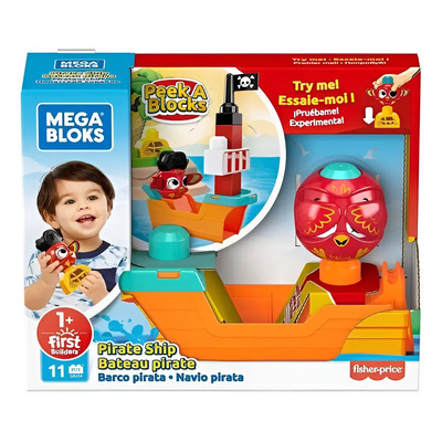 Megabloks Peek A Blocks Barco Pirata 11