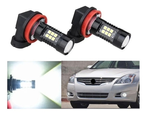 Par Focos Led Altima 2005 Al 2021 Con Mini Lupa 6200k