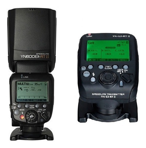 Kit Flash Yongnuo Yn-600ex-rt Ii + Radio Yn-e3-rt Ii Novo