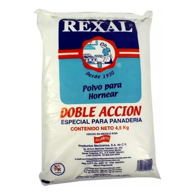 1 bolsa de Polvo Para Hornear Rexal de 4.5 Kg | Envío gratis