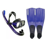 2 Kits  Mergulho Seasub Mascara,snorkel E Nadadeiras 38 E 43