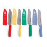 Cuchillo Rantville 6 Santoku Colores Surtidos Gibson Color Multicolor