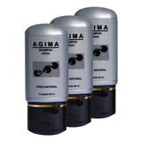 Kit 3 Shampoo Agima Cinza Natural 80ml