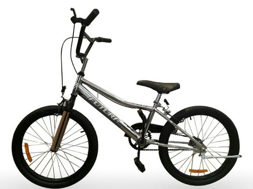 Bicicleta Rodado 20 Freestyle Cromada Futura 4143