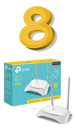 Kit 8 Wisp Router Tp-link Tl-wr840n Ultima Version