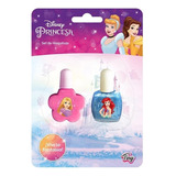 Set Esmaltes X2 Princesas Disney Maquillaje Nena- Del Tomate