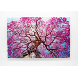 Cuadro Decorativo Moderno Arbol Cerezo Japones Rosa