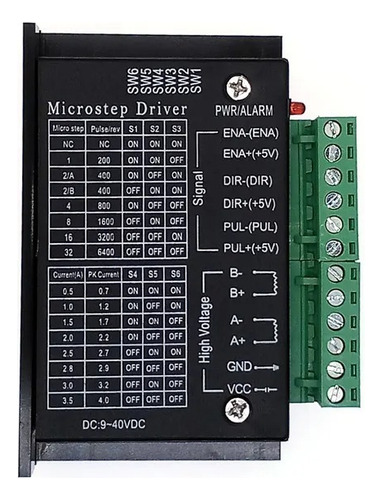 Stepper Driver Motor Tb6600 Controlador Motor Cnc