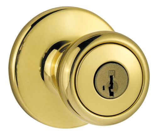 Pomo De Puerta Kwikset 94002-868 Con Llave Tipográfica Y Bar