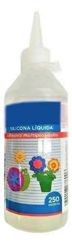 Silicona Líquida Transparente, Pegamento Ibi X 250 Ml.