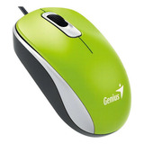 Mouse Genius Dx-110, Usb Optico 1000 Dpi, Verde