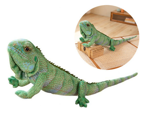 Peluche Grande Con Forma Lagarto Reptil, Regalo Creativo