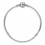 Pulsera Pandora Moments Snake Chain Brazalete Broche Barril