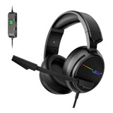 Jeecoo Usb Pro Gaming Headset Para Pc- Auriculares 