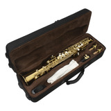 Maxima Kfss-100g Saxofón Soprano Recto Laqueado Con Estuche