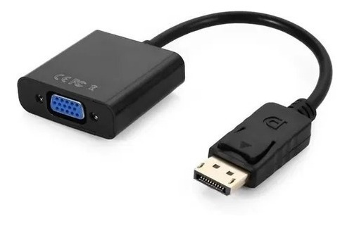 Cabo Adaptador Displayport Vga Conversor Vídeo Para Dell Hp