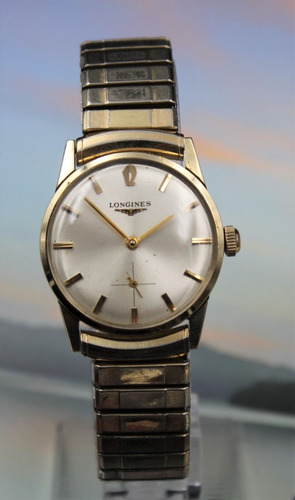 Antiguo Reloj Longines Mecánico Cuerda Años 60