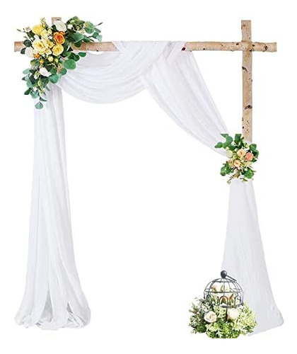 Tela De Decoración De Arco De Boda, 1 Panel 28  X 19 P...