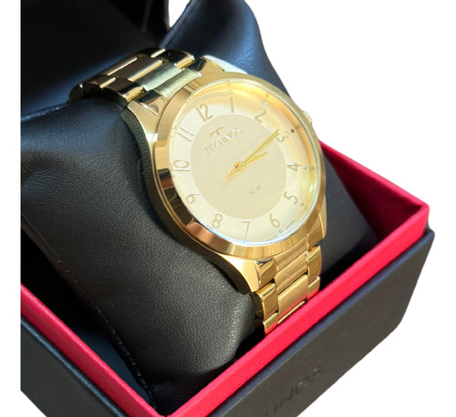 Relógio Feminino Technos Dourado De Luxo Com Caixinha Barato