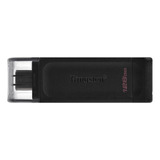 Pendrive Kingston Datatraveler 70 De 128gb Usb-c Negro