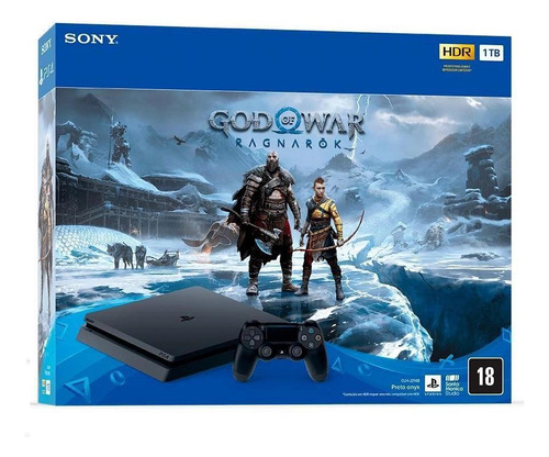 Console Ps4 Slim 1tb + God Of War Ragnarok