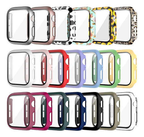 Protectores Haojavo, Para Apple Watch 44 Mm Series Se/6/5/4