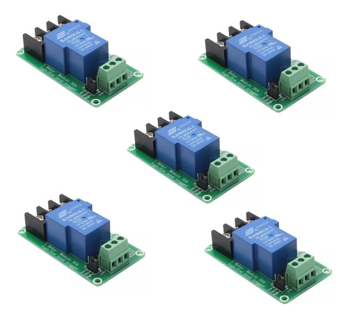 5 Modulo Relevador Relay 12v 30a Compatible Pic Plc Arduino