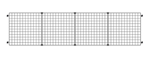 Cercado Pet Linear 60cm Altura E 240cm Comprimento Barreira 