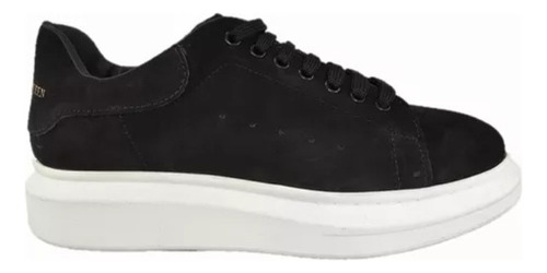 Tênis Casual Alexander Mcqueen Masculino Preto Suede