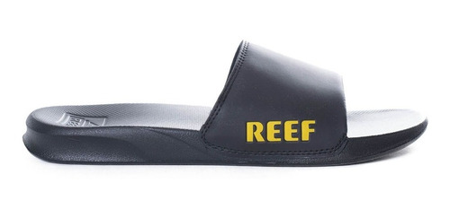 Ojotas Reef One Slide Ul Black - Yellow Envío A Todo El País