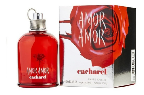 Perfume Amor Amor De Cacharel 100 Ml Eau De Toilette Nuevo Original
