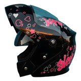 Casco De Moto Abatible Para Mujer 