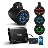 Sistema Estéreo De Audio Marino Boss Audio Systems Uni4rgb A