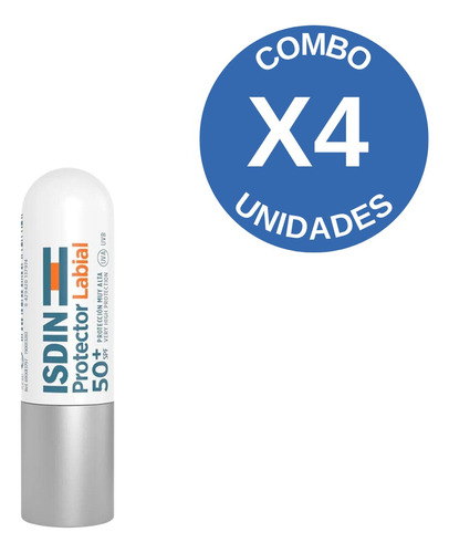 Pack X 4 Isdin Fotoprotector Spf50 Stick Labial