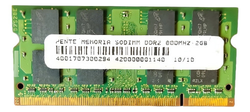 Memória Ram Notebook Ddr2 800mhz 2gb 2rx8 Hbs 6400mbs