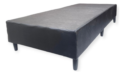 Cama Sommier Base 1 Plaza Y Media 100x190 Reforzada Box