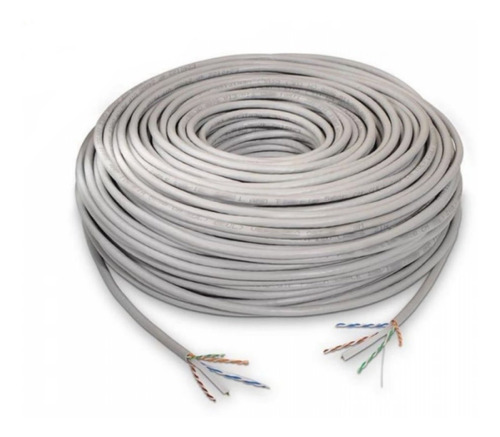 Rollo 25 Mts De Cable De Red Utp Cat 6 - Aleación