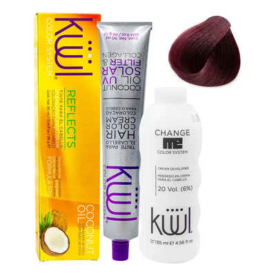 Tinte Kuul Reflects para cabello Rojo Violeta 90ml | MercadoLibre
