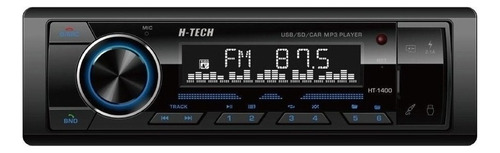 Som Radio H-tech Ht-1400 4x60w Rms Bluetooth Usb Aux Sd