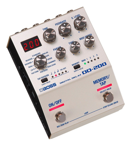 Pedal Boss Dd-200 Digital Delay 32 Bits Con Tap Tempo Cuot