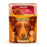 10 Unid. Ração Úmida Special Dog Ultralife Cães Adulto Carne
