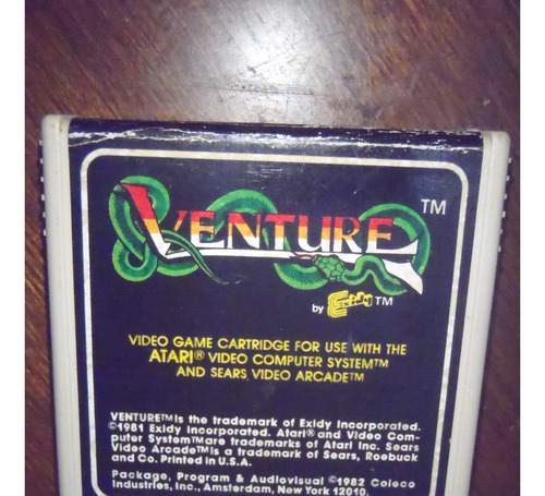 Venture Cartucho Atari 2600 Funcionando