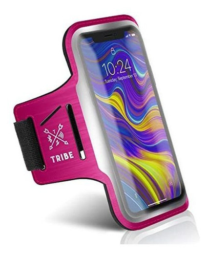 Brazalete Tribe Running  Porta Celular - Talle M Magenta