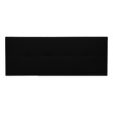 Cabecera Colgable Cama Individual Diseño Moderno Resistente Color Negro