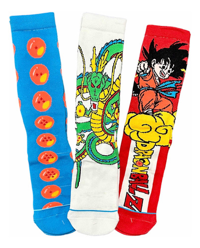 Calcetines Con Dibujos Animados Super Heroes Anime 3 Pares