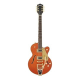 Guitarra Eléctrica Gretsch Electromatic G5655tg Center Block Jr De Arce Orange Stain Brillante Con Diapasón De Laurel